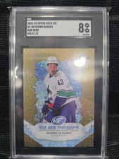 2022-23 Upper Deck ICE Quinn Hughes Sub Zero GOLD 1/8 SGC 8