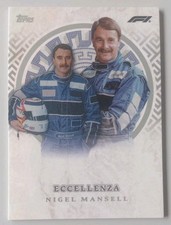 Nigel Mansell 2024 Topps Eccellenza Formula 1 F1 