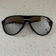 Vintage Black Mirrored Aviator Sunglasses