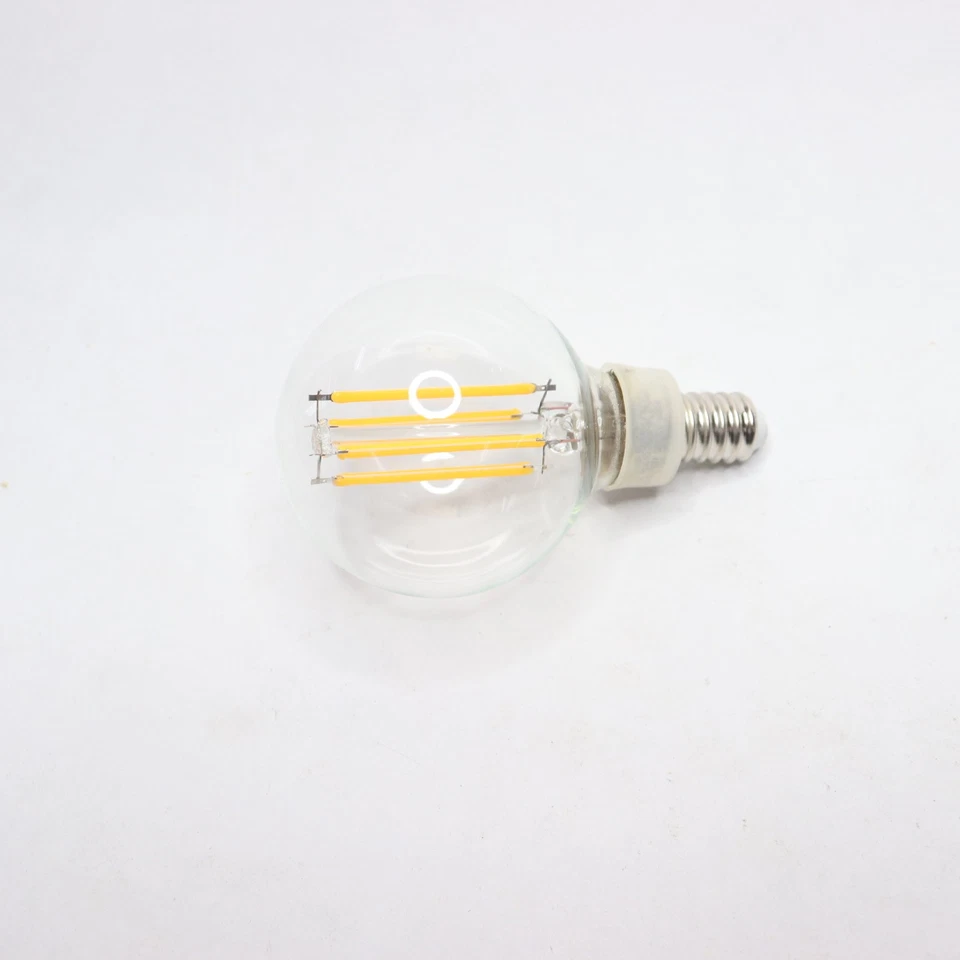 (3-Pk) EcoSmart LED Light Bulb Energy Star CEC Filament Soft White G16.5 60W - Image 4 of 4