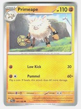 Pokemon TCG Primeape Paldea Evolved 107/193 Uncommon NM