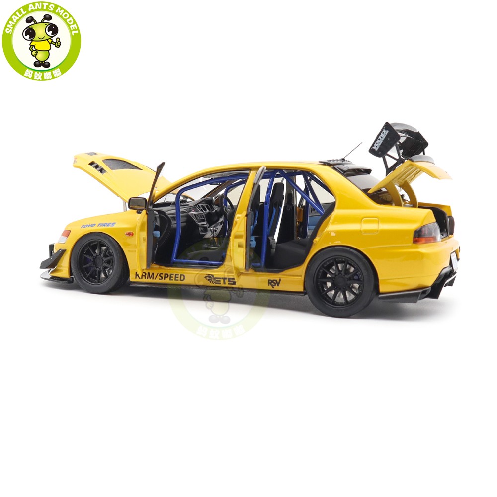 1/18 Mitsubishi Lancer EVO IX 9 MR FQ-360 JDM Super A Yellow