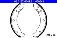 ATE Bremsbackensatz 03.0137-0041.2 FüR VW Porsche