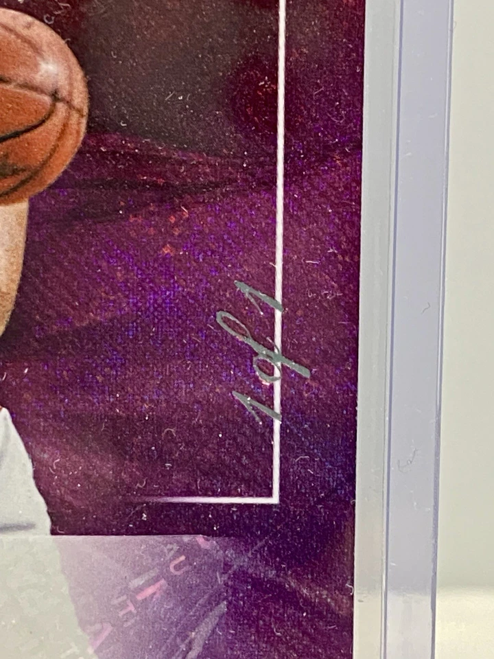 Aros Panini NBA Brad Daugherty 2024-25 tinta platino automático uno de uno 1/1 Foto 2 de 3