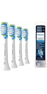 Philips Sonicare C3 Premium Plaque Defence HX9044/17 Ersatzbürste - 4 Stück Weiß