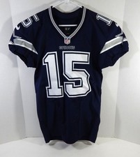 2015 Dallas Cowboys Devin Street #15 Game Issued Navy Jersey Jersey 40 691