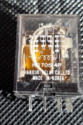 HR705-4P-48VDC  | HAN KUK RELAY |  4Wechsler (4PDT) new | 1 pcs