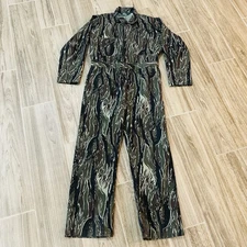 Bass Pro Shop Duck Camouflage Coveralls Mens Size Medium Regular Made In USA