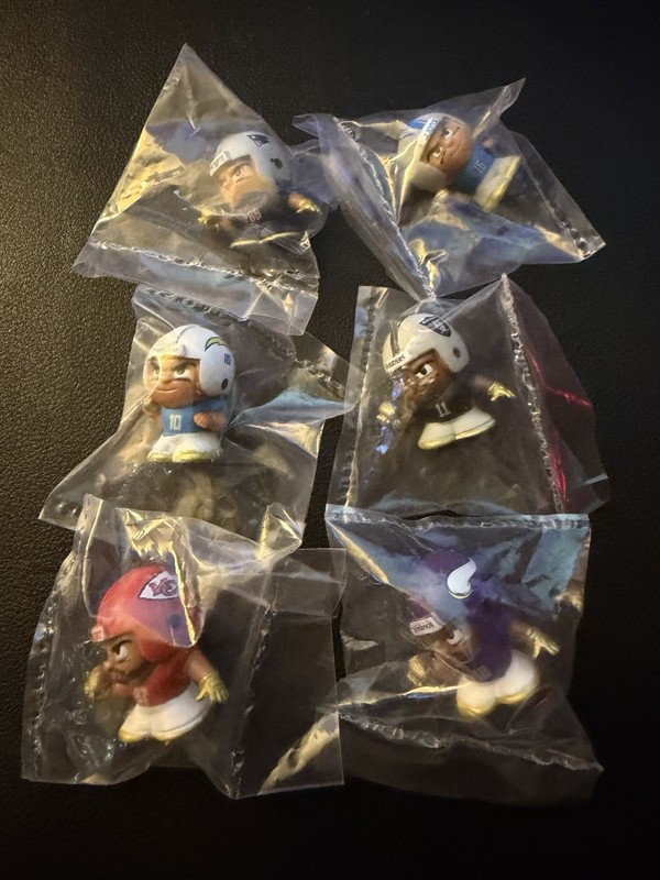 Reanimates NFL Lot Of 6 New Hebert,Kelce ,Jefferson, Henry ,Goff,Riggs
