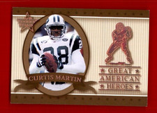 1999 Leaf Rookies and Stars Great American Heroes #15 Curtis Martin /2500