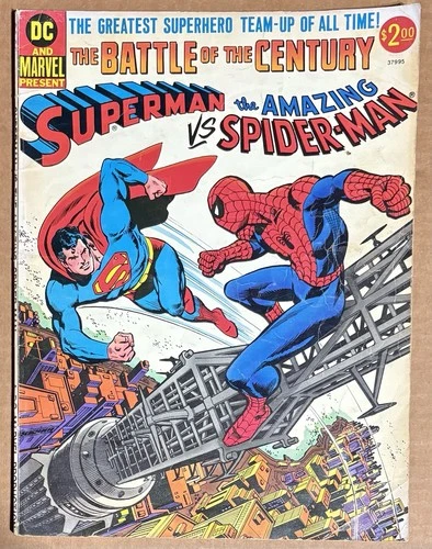 Superman vs. Amazing Spider-Man, VG/F, 1st Marvel/DC Crossover, 1976