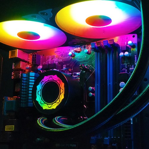 CPU Heatklear -Kühler Wassergekühlter Kühlkörper Computer-CPU-Kühler - Afbeelding 6 van 12