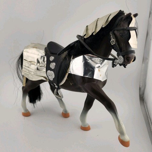 Vintage 1996 Empire Industries Plastic Horse w/Bridle Costume Saddle