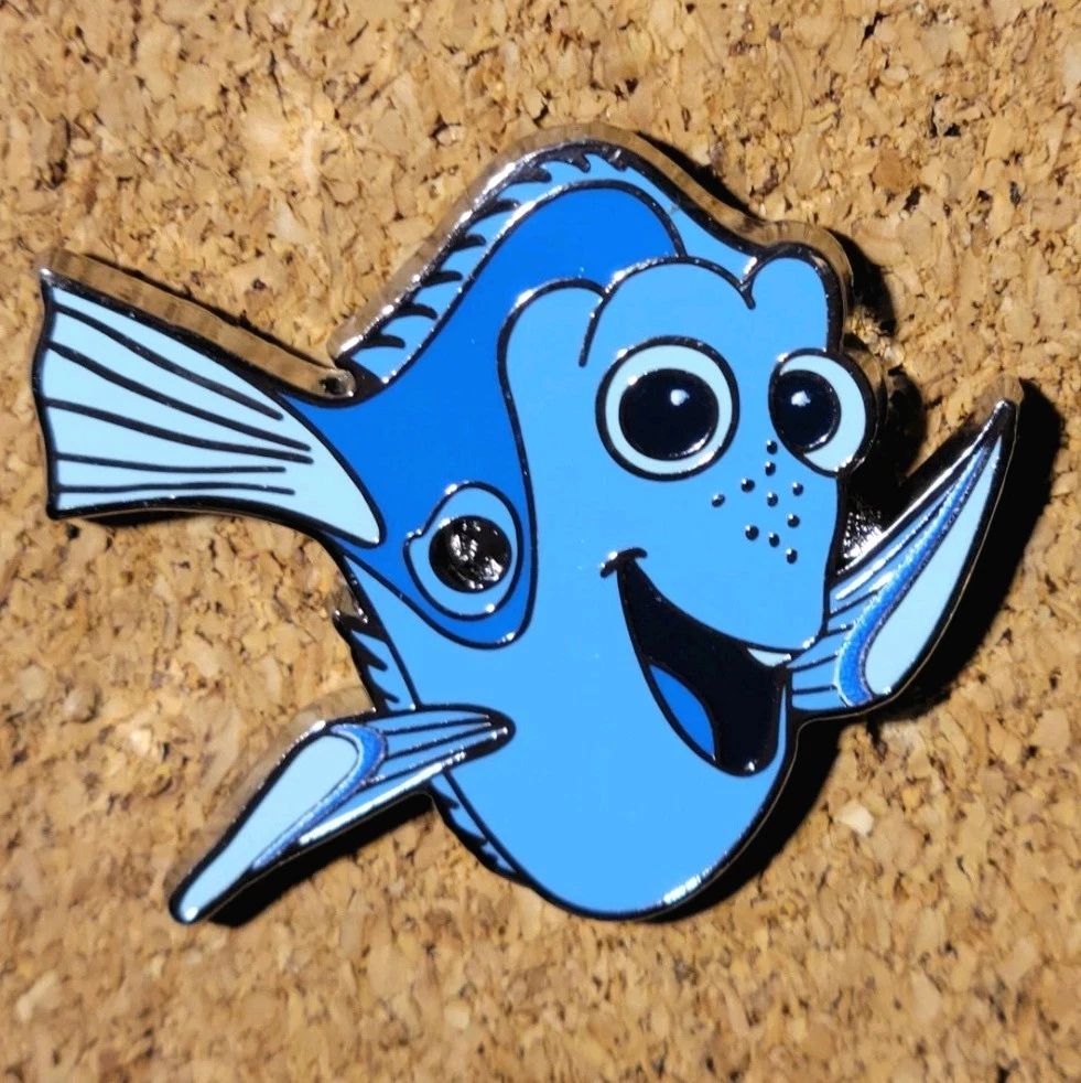 Disney Pixar 2025 WDW Hidden Mickey Disney Dory Blue Color Pin Finding Nemo