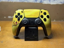 Pikachu Custom PS5 Controller | Hall Effect Sticks | Case & Cable