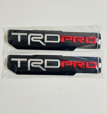 2pcs 3d Raised Trd Pro Style Emblem Badge-fits Tacoma Tundra 4runner Fender