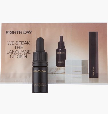 Eighth Day Set Regenerative Serum 0.17 oz + 3 Packets Reparative & Intensive