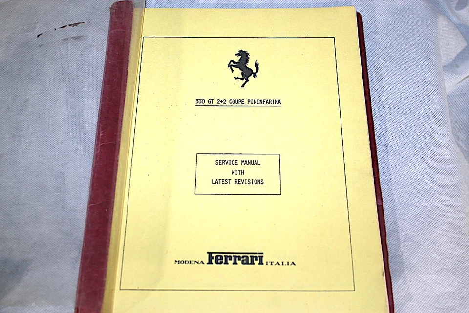 Manual de servicio original Ferrari 330 GT 2+2, BONITO 1965-1967 Foto 2 de 4