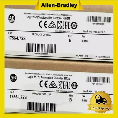 AB Logix 1756-L72S 5572S B Automation Controller 4M/2M AB