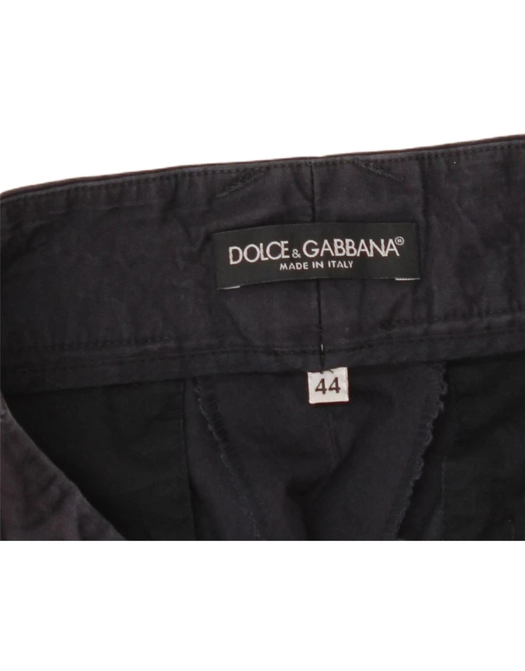 Pantalón chino para mujer Dolce & Gabbana IT 44 mediano W30 L33 azul marino BW01 Foto 3 de 3
