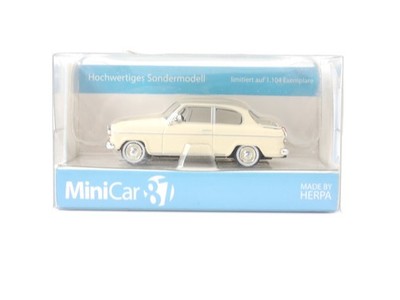 Herpa H0 901345 Model car Borgward Isabella light ivory Limited Edition 1:87