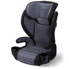 Grow  Go 2  in  1 High  Back to Backless Booster Car Seat Black Sand