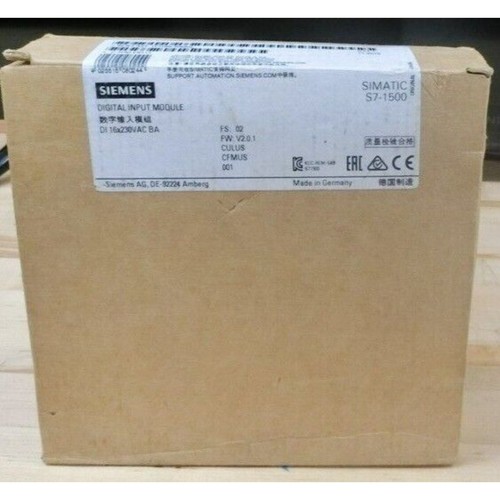 New Siemens 6ES7521-1FH00-0AA0 6ES75211FH000AA0 S7-1500 digital input module - Picture 2 of 3