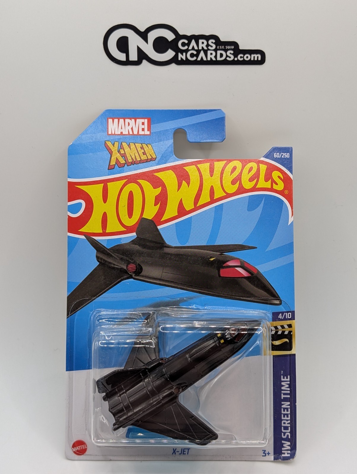 2022 Hot Wheels HW Screen Time 4/10 Marvel X-Men X-Jet 60/250 (Soft Corners)