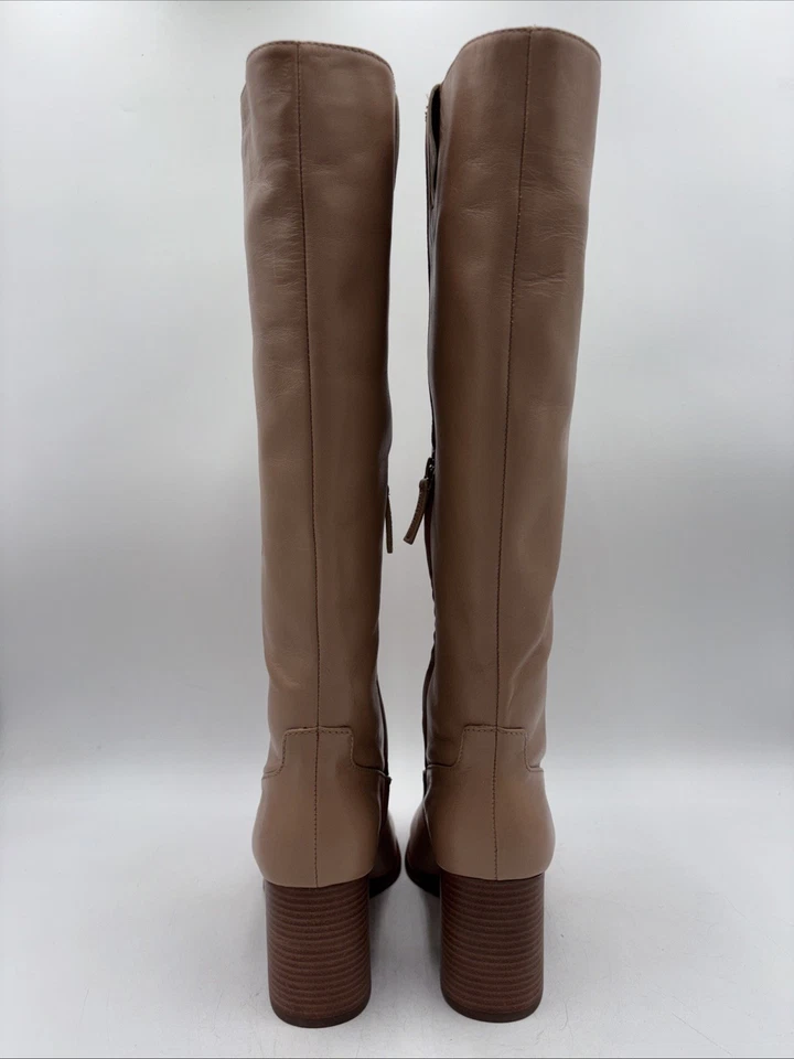 Botas Vince Camuto Femininas Evronna Couro Zíper Alto Joelho Alto Tamanho 10M WC - Imagem 4 de 4