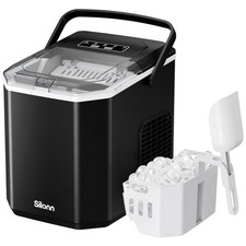 Compact Ice Maker with Carry Handle 9 Cubes in 6 Mins, Ideal for Any Occasion
