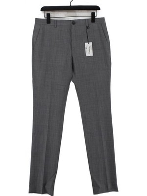 Paul Smith Herren Anzughose W 32 in Grau Wolle Neu Mit Etikett