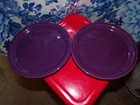 2 Fiesta 9" Buffet Bistro Plates (2)  Retired Mulberry NEW with tags