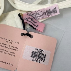 Agent Provocateur Lindie White Bridal Bra 36DD NWT