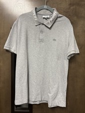 Lacoste Men  s Shirt Sleeve Slim Fit Polo With Logos Men  s Size XL -     