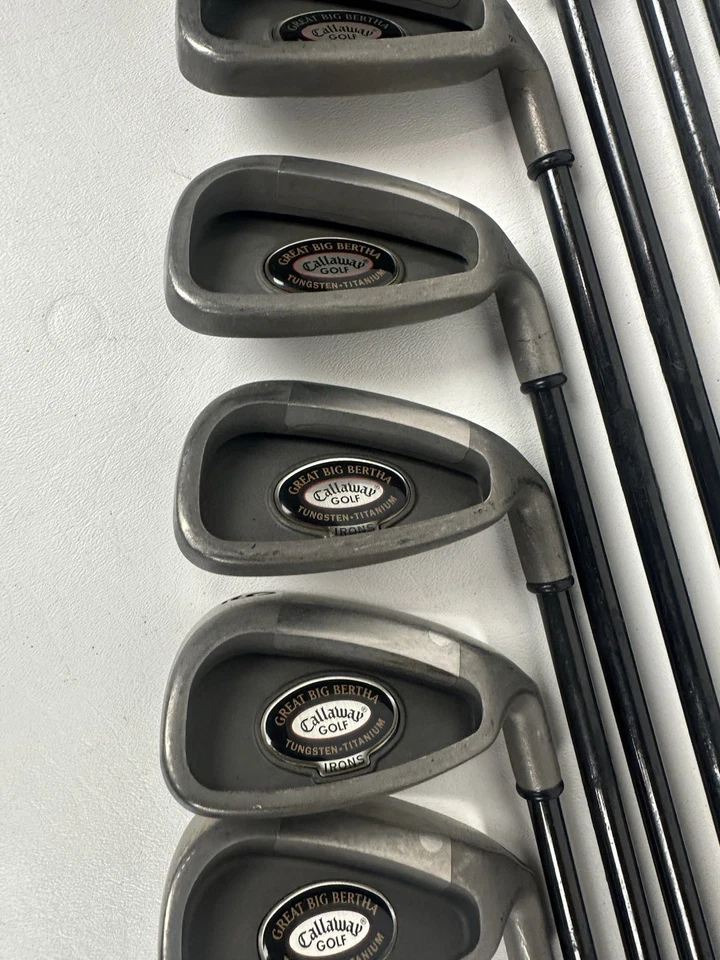Callaway Great Big Bertha Tungsten Titanium 3-PW Irons R Flex Graphite RH - Image 4 of 4