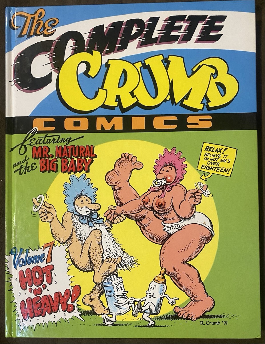 SIGNED! THE COMPLETE CRUMB Comics Vol. Mr. Natural - 1991 Limited