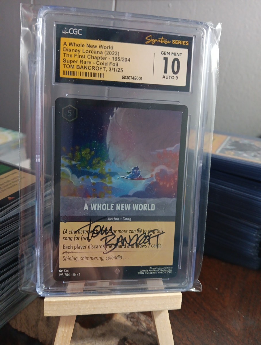 その他 PSA10A Whole New World Foil Auction Prices Realized Tcg Cards 2023 DISNEY LORCANA EN 1