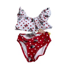 Disney Girls Minnie Size 4, Two Pieces Swimsuit Set, High Quality