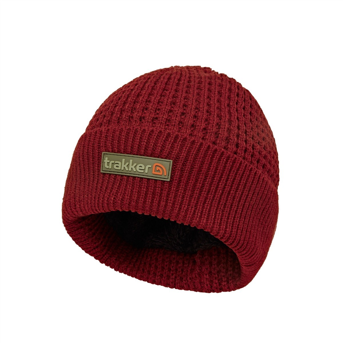 Trakker Plum Textured Beanie Wintermütze