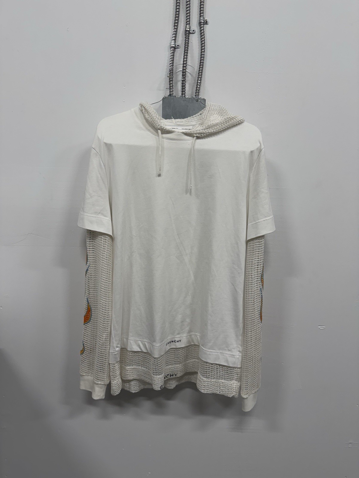 Men’s Givenchy Cotton Flames Tshirt 