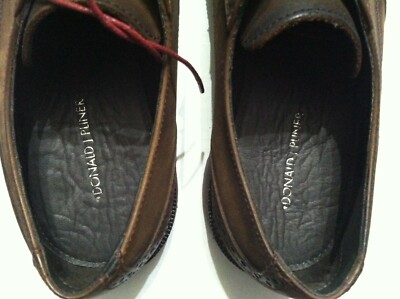 DONALD J PLINER MENS NEW BROWN LEATHER DRESS SHOES SIZE: 9.5  display picture 2