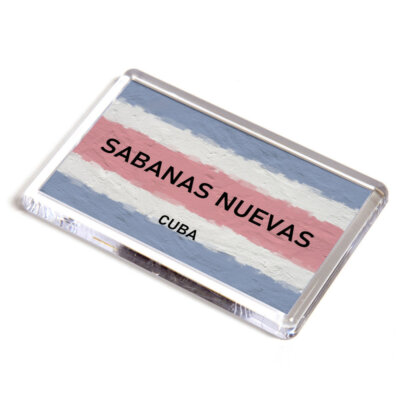 KÜHLSCHRANKMAGNET - Sabanas Nuevas - Kuba Flagge