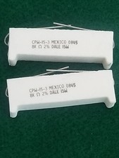 2pcs DALE CPW-15-3 8K Ohm 15 watt 15w 2 wirewound CERAMIC resistor