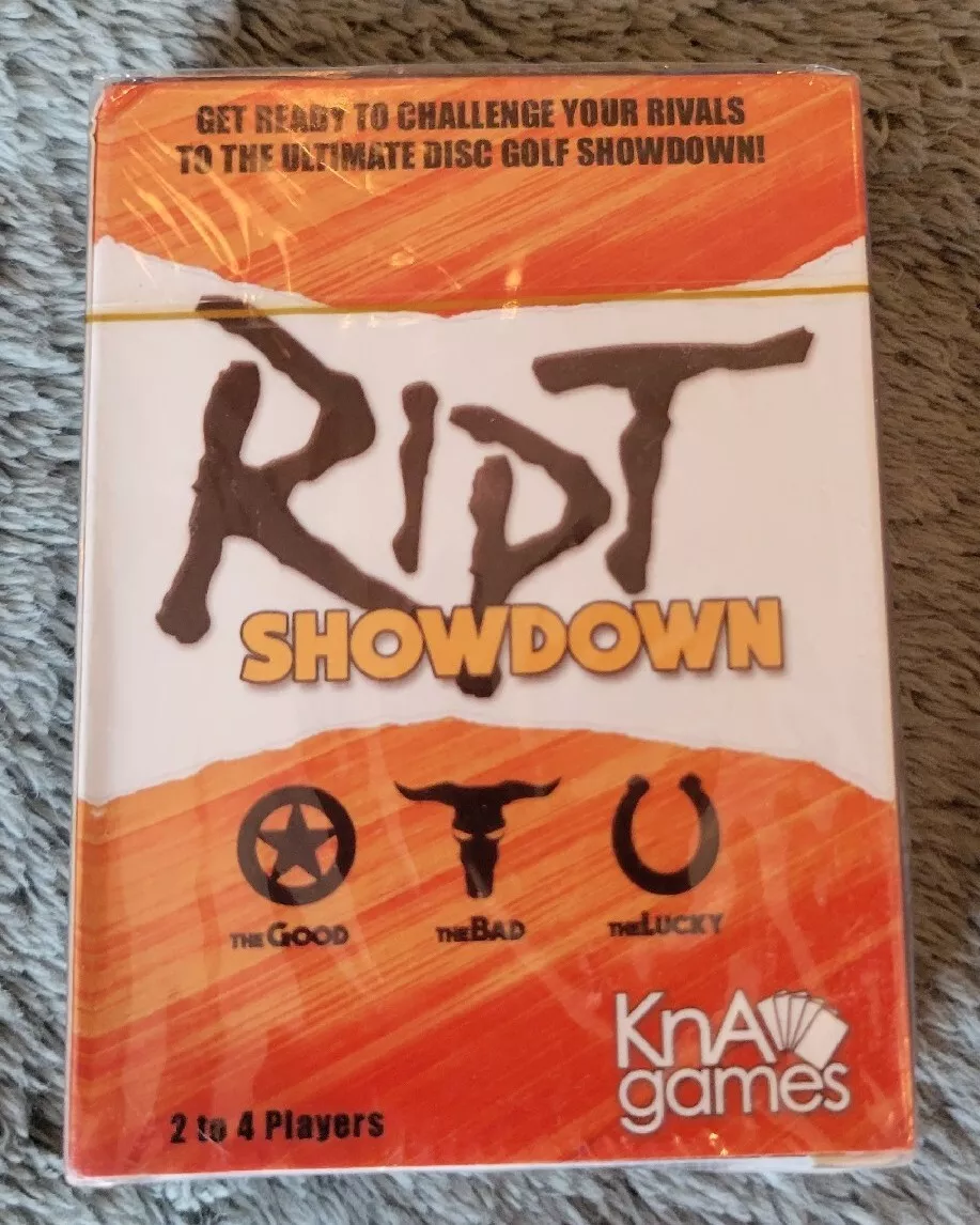 Ript Showdown Disc Golf Card Game Play During Disc Golf 2-4 Players 52  Cards NEW