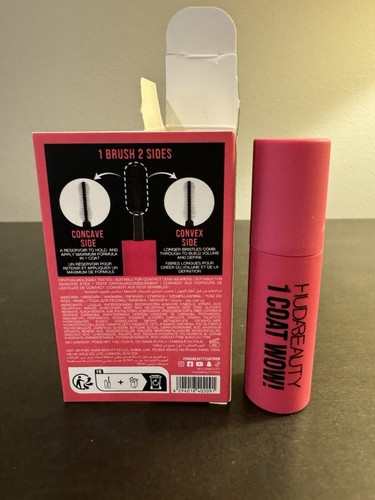 Huda Beauty 1 Coat WOW Extra Volumizing and Lifting Mascara Very Vanta 7 ml - Picture 2 of 3