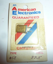 Vtg NOS American Radio Crystal Ham and CB Radio Freq. 39.5  Type BCT  S-52