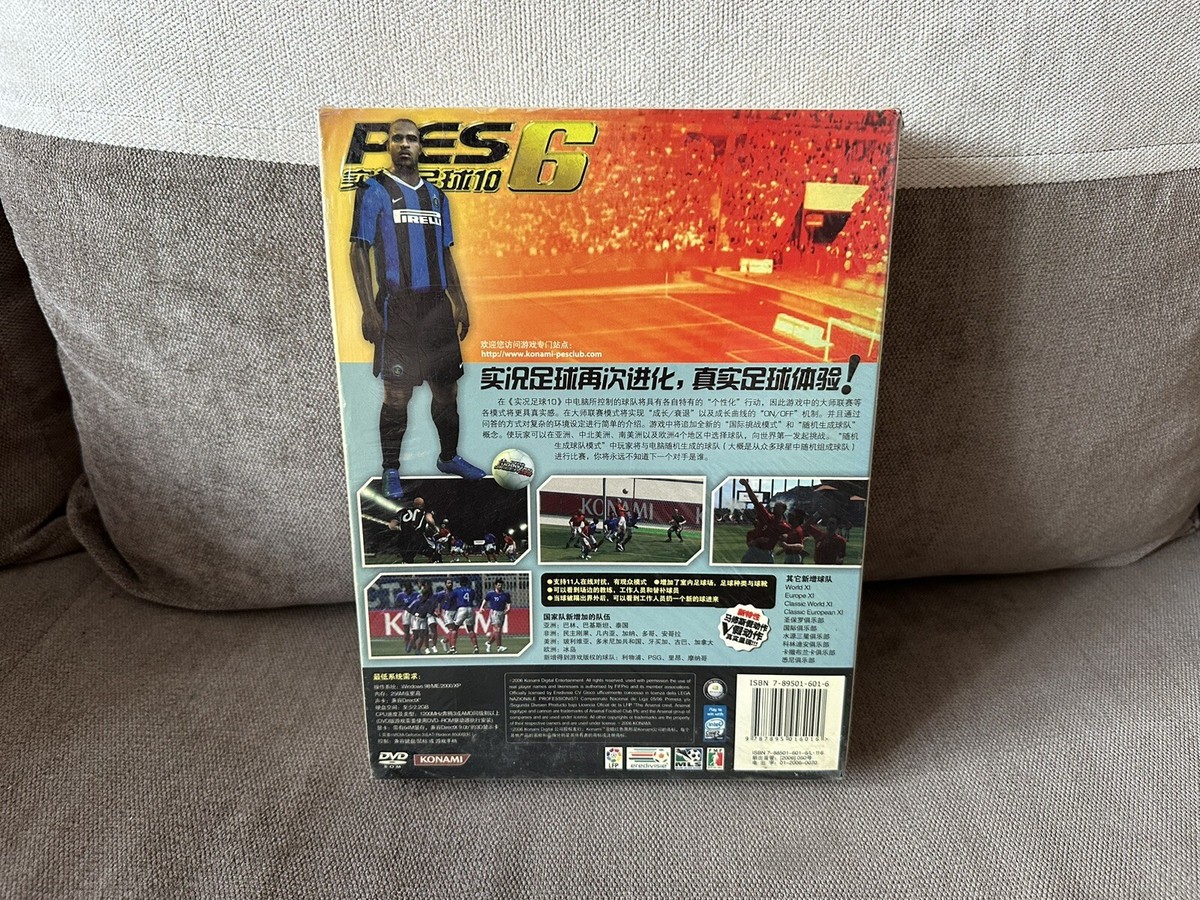 KONAMI - PC版 PRO EVOLUTION SOCCER 6 (輸入版) Pro Evolution Soccer 6 - PC - FR - New & Sealed | Fruugo US