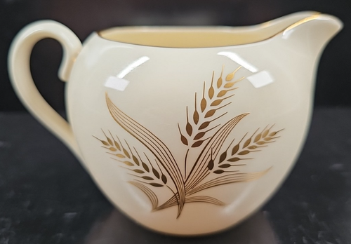 3 Pc Lenox Wheat Cream Sugar Lid Set Vintage Elegant Floral Gold Serving USA Lot - Picture 10 of 24