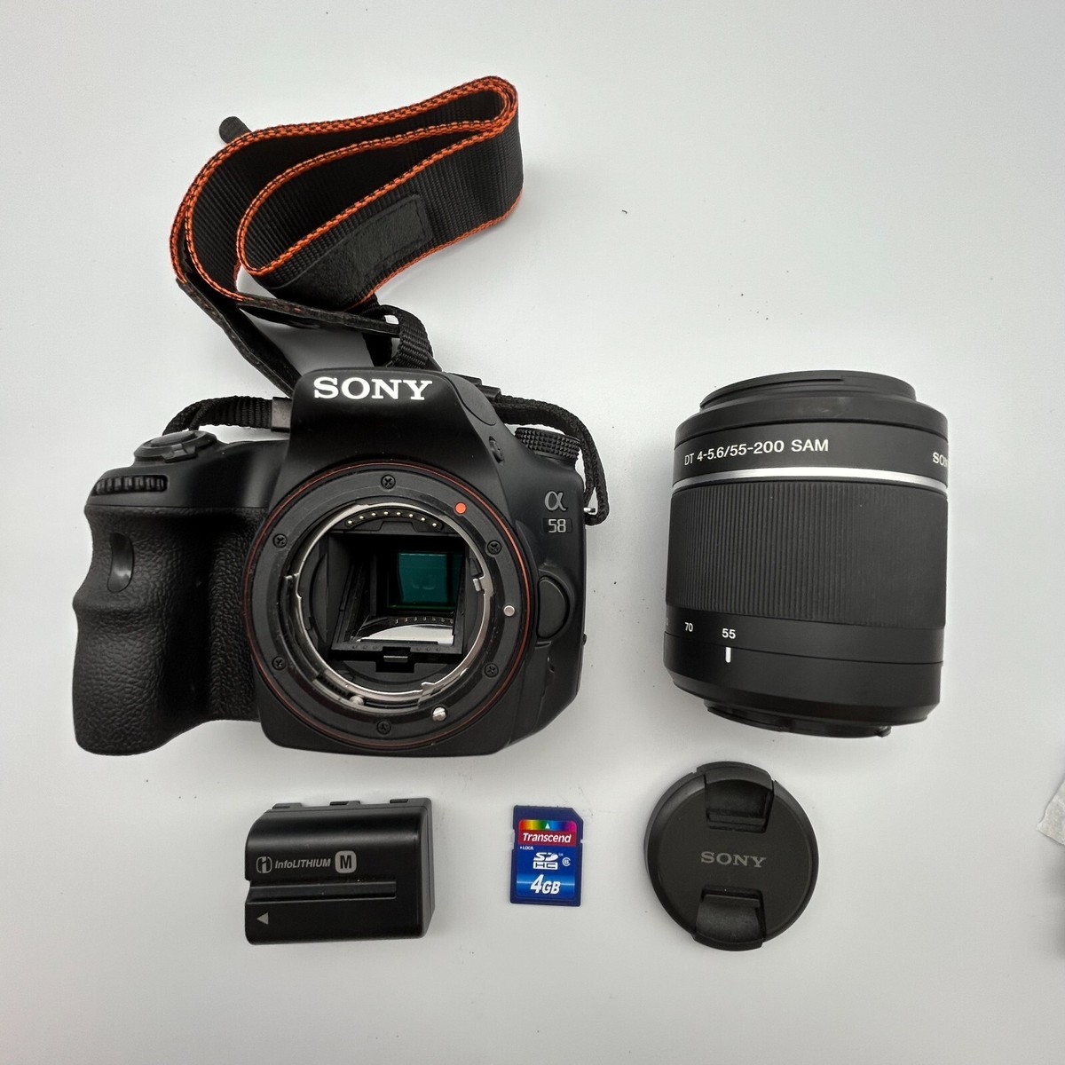 SONY Alpha58 4-5.6/55-200 Film SLR Camera From Japan | eBay