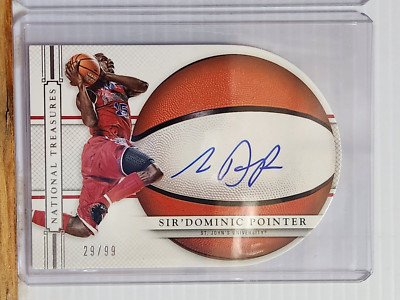 Sir Dominic Pointer 2015 National Treasures MS Auto ON CARD card # d 29/99